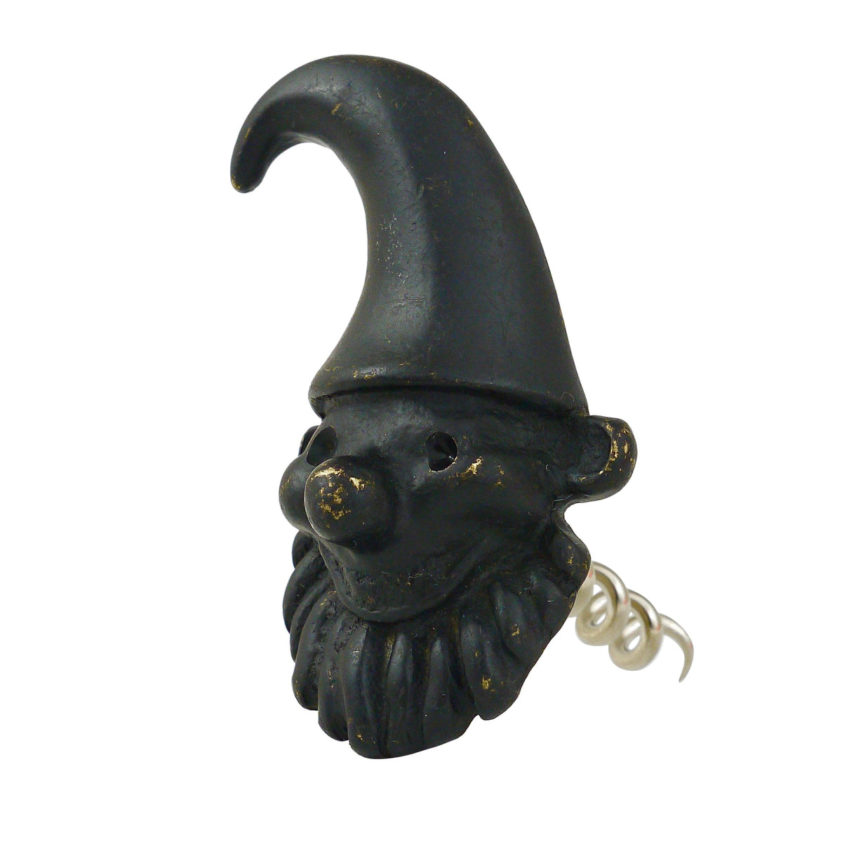Walter Bosse Dwarf Brass Cork Screw Bottle Opener, Herta Baller, Austria, 1950s