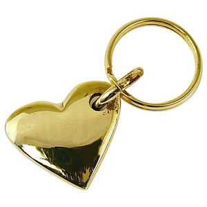 Llavero de latón con forma de corazón Carl Auböck, hecho a mano, estilo Mid-Century
