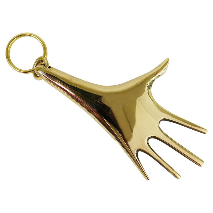 Carl Auböck Midcentury Very Large Hand Figurine Key Ring Chain Holder