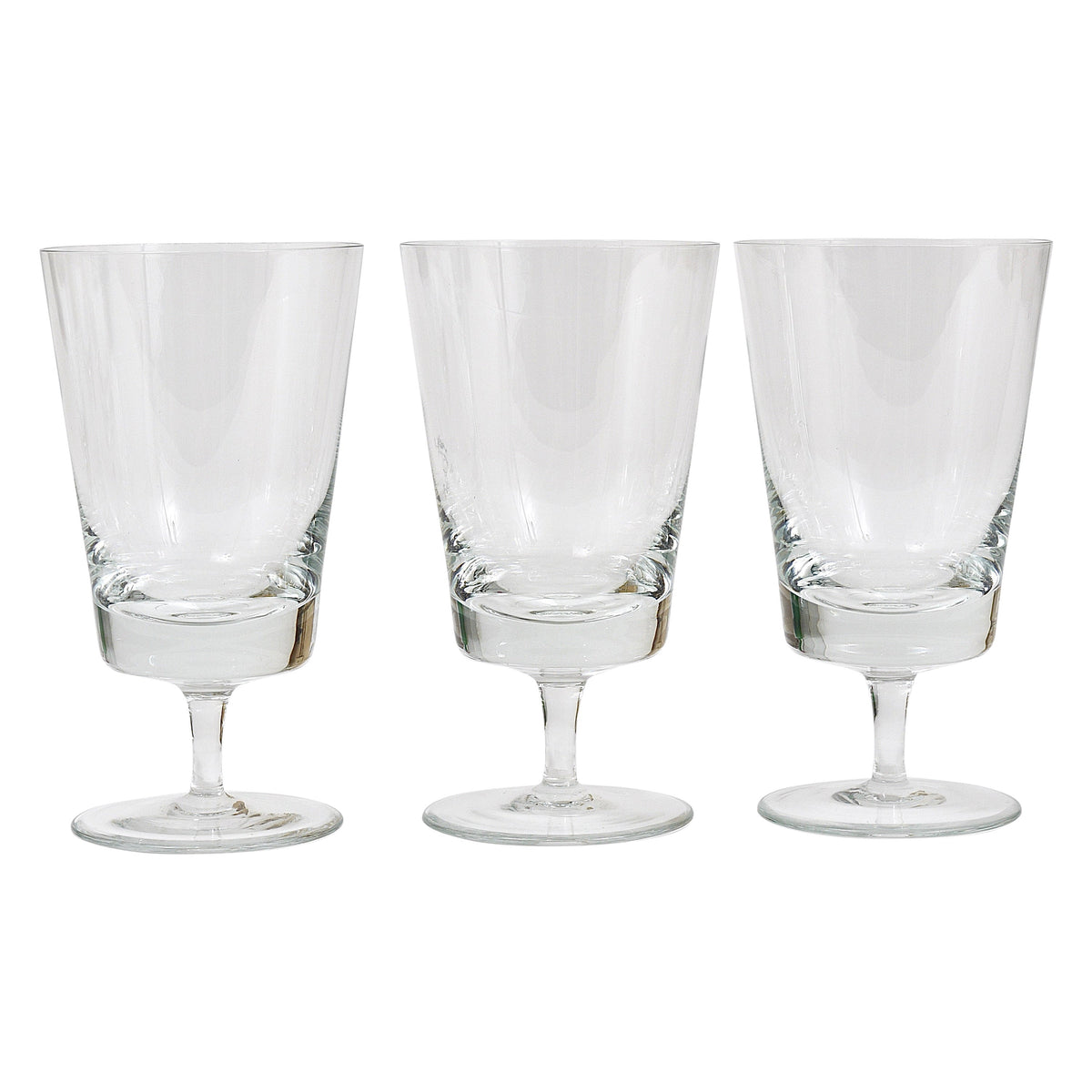 Oswald Haerdtl, set di sei bicchieri da vino Mid-Century in cristallo, Austria, anni 1950