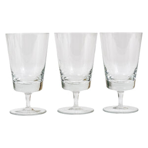 Oswald Haerdtl, set di sei bicchieri da vino Mid-Century in cristallo, Austria, anni 1950