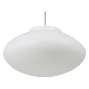 Up to 40 Huge Elliptical Opal Glass Pendant Lights, Lisa Johansson-Pape Style