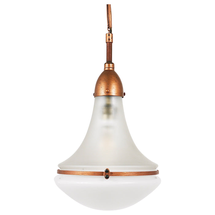 Peter Behrens Luzette Industrial Pendant Lamp, Siemens Schuckert, Germany, 1910