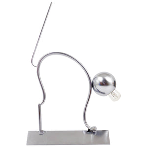 1930s Hagenauer Style Art Deco Cat Sculpture Table Lamp