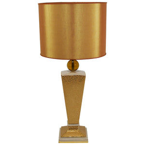 Lampe de table ou d'appoint postmoderne en porcelaine de style Memphis & Art déco, Italie, années 1980