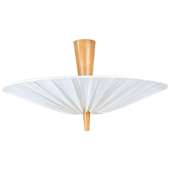 J.T. Kalmar Vienna „Dorn“ Midcentury Ceiling Lamp Flush Mount Uplight, 1950s
