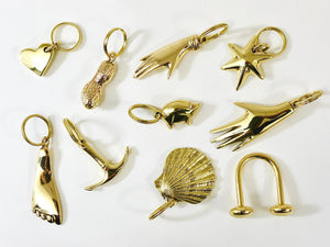 Porte-clés cochon porte-bonheur en laiton Carl Auböck, Mid-Century