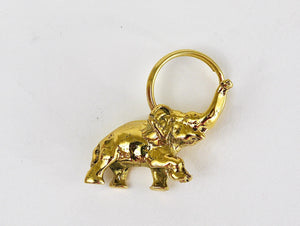 Elefante Mid-Century de Carl Auböck, llavero de latón hecho a mano