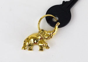 Elefante Mid-Century de Carl Auböck, llavero de latón hecho a mano