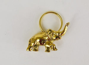 Elefante Mid-Century de Carl Auböck, llavero de latón hecho a mano