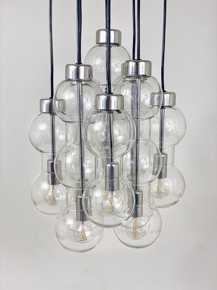 Impressive Doria Cascading Hourglass Chandelier, Space Age, Germany, 1960s