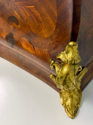 G. Durand Louis XV Bombé Commode, Marquetry, Ormolu Bronze, 1880, Paris, France