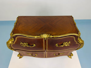 G. Durand Louis XV Bombé Commode, Marquetry, Ormolu Bronze, 1880, Paris, France