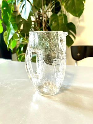Pichet en verre Art nouveau de Koloman Moser par Loetz Witwe, Bohême