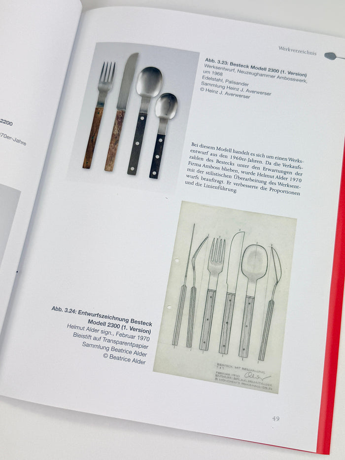 Helmut Alder Amboss Austria 2300 Flatware Cutlery for Six Persons, 1970s