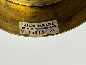 Applique murale Hans-Agne Jakobsson Sonata Mid-Century à 5 bras, Markaryd, 1960