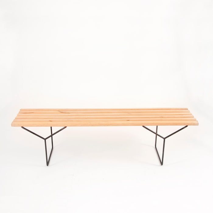 Harry Bertoia Midcentury Slat Bench by for Knoll International, USA, 1960s