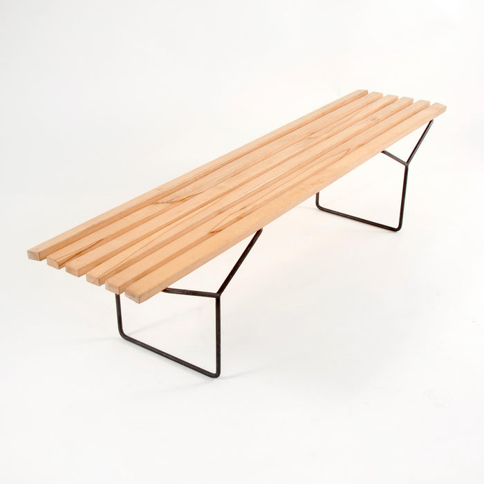 Harry Bertoia Midcentury Slat Bench by for Knoll International, USA, 1960s