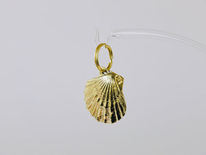 Carl Auböck Handcrafted Midcentury Brass Shell Figurine Key Ring Chain Holder