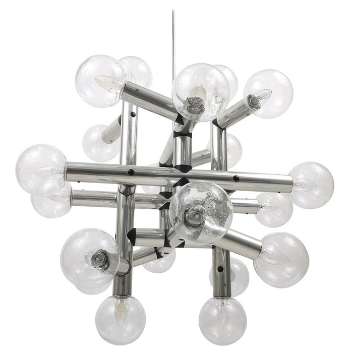 Up of 3 Identical J.T. Kalmar Atomic Ceiling Lamps Chandeliers, Austria, 1960s