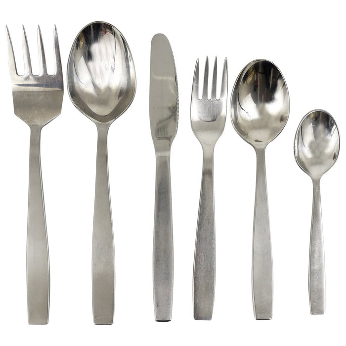 Amboss Austria 2050 Modernist Flatware Cutlery for Six by Helmut Alder, 1950s