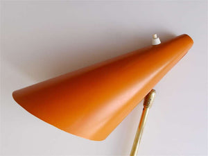 Lampe de table à pince conique J.T. Kalmar modèle "Style", Mid-Century, Vienne, années 1950
