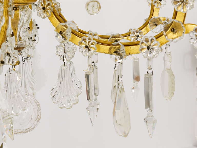 Lustre de salon Lobmeyr Baroque Maria Theresia, cristal, Vienne, années 1940