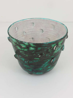 Large Michael Powolny Viennese Art Nouveau Secession Flower Pot, Austria, 1920s
