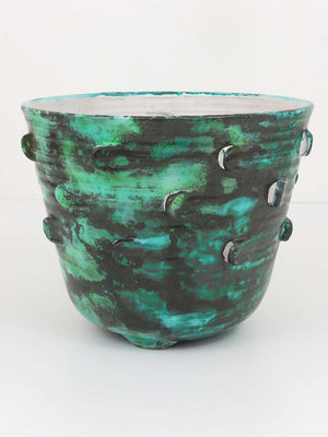 Large Michael Powolny Viennese Art Nouveau Secession Flower Pot, Austria, 1920s