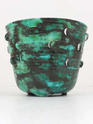 Large Michael Powolny Viennese Art Nouveau Secession Flower Pot, Austria, 1920s