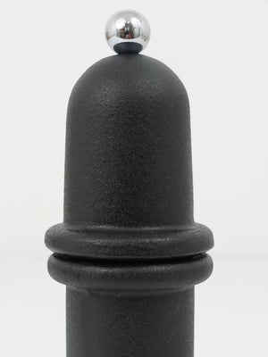 Beautiful Carl Aubock Cast-Iron Pepper Salt Mill with Peugeot Grinder, 1970s