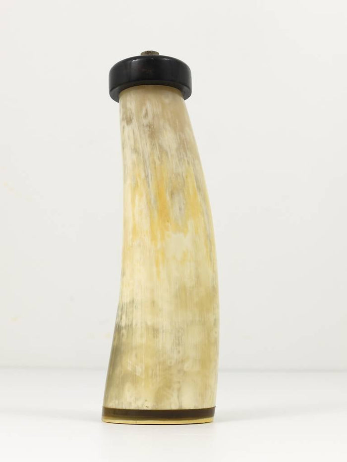 Beautiful Carl Aubock Mid-Century Horn Pepper Or Salt Mill, Austria, 1950s