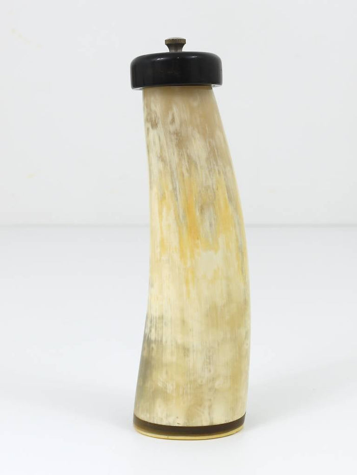 Beautiful Carl Aubock Mid-Century Horn Pepper Or Salt Mill, Austria, 1950s