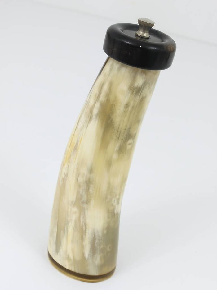 Beautiful Carl Aubock Mid-Century Horn Pepper Or Salt Mill, Austria, 1950s