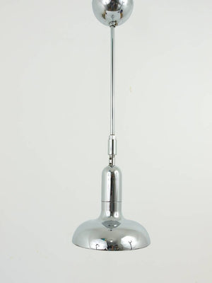Gino Sarfatti Style 4 Adjustable Pendant Lamps, Gebr. Cosack, Germany, 1970s