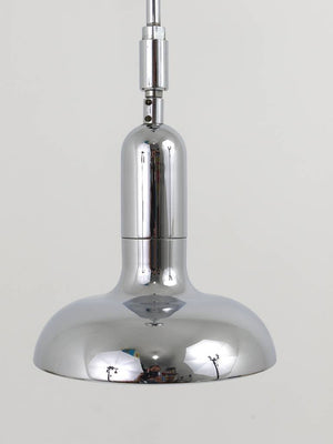 Gino Sarfatti Style 4 Adjustable Pendant Lamps, Gebr. Cosack, Germany, 1970s