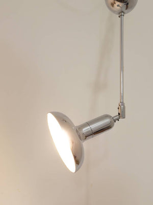 Gino Sarfatti Style 4 Adjustable Pendant Lamps, Gebr. Cosack, Germany, 1970s