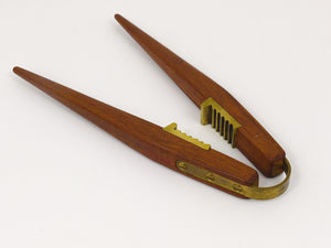 Carl Auböck Mid-Century Nussknacker aus Teak & Messing, Wien, Österreich, 1950er-Jahre
