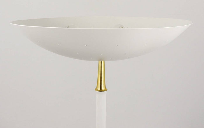 Elegant Italian Mid-Century Uplight Floor Lamp, Arteluce Stilnovo Style, 1950s