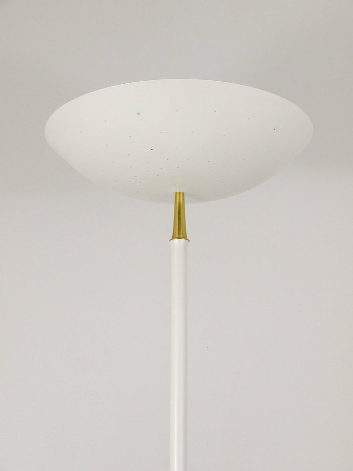 Elegant Italian Mid-Century Uplight Floor Lamp, Arteluce Stilnovo Style, 1950s