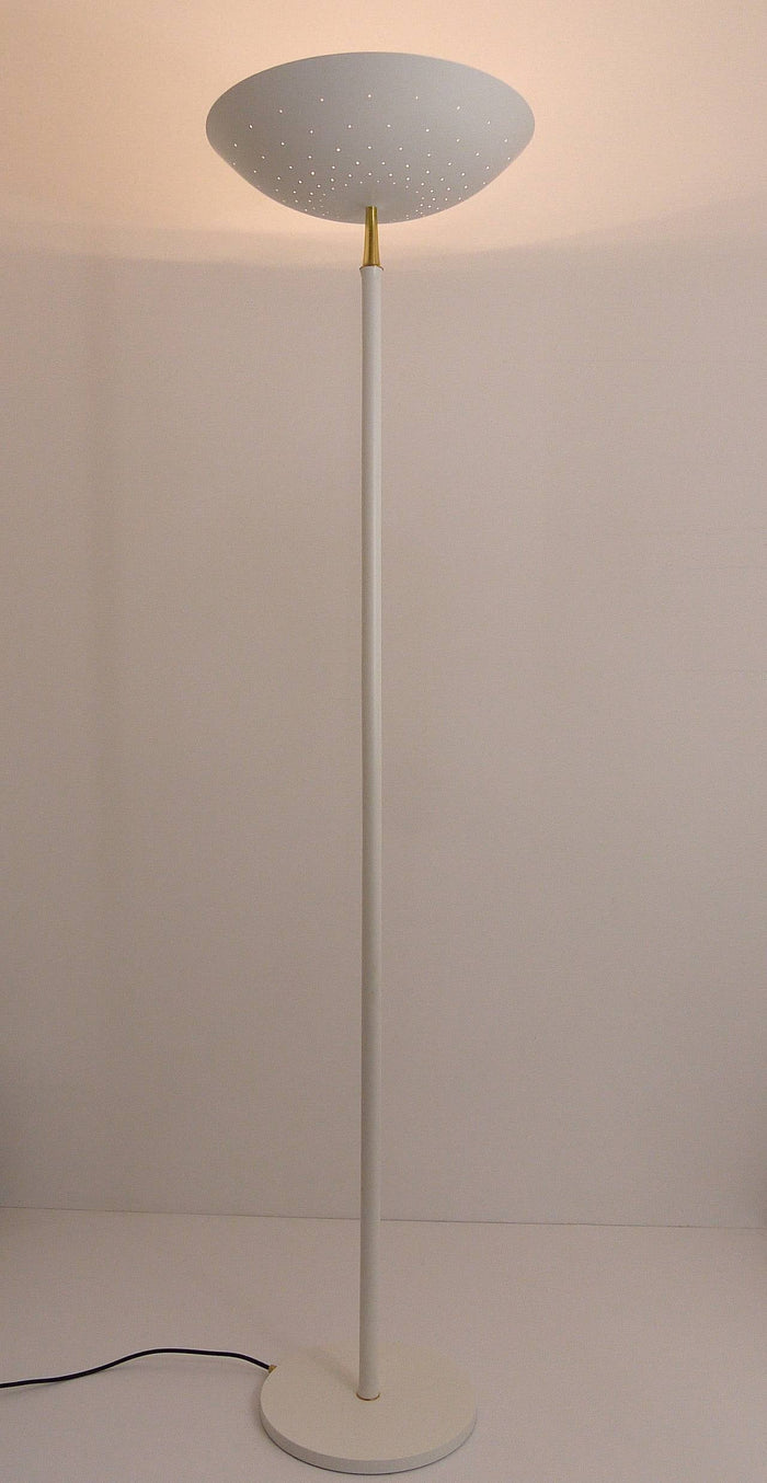 Elegant Italian Mid-Century Uplight Floor Lamp, Arteluce Stilnovo Style, 1950s