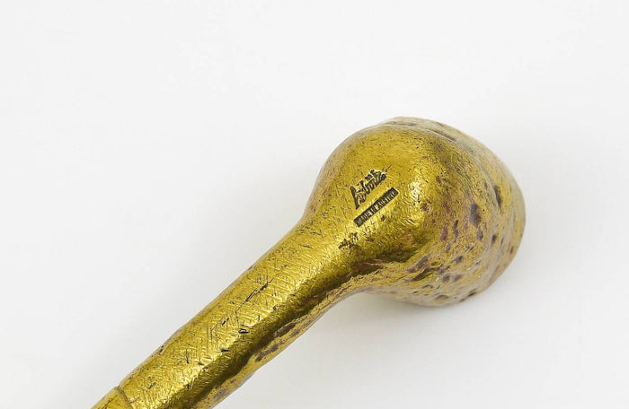 Vintage Carl Auböck Brass Pipe Modernist Paperweight #5188, Austria, 1950s