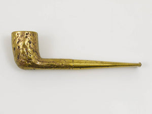 Vintage Carl Auböck Brass Pipe Modernist Paperweight #5188, Austria, 1950s