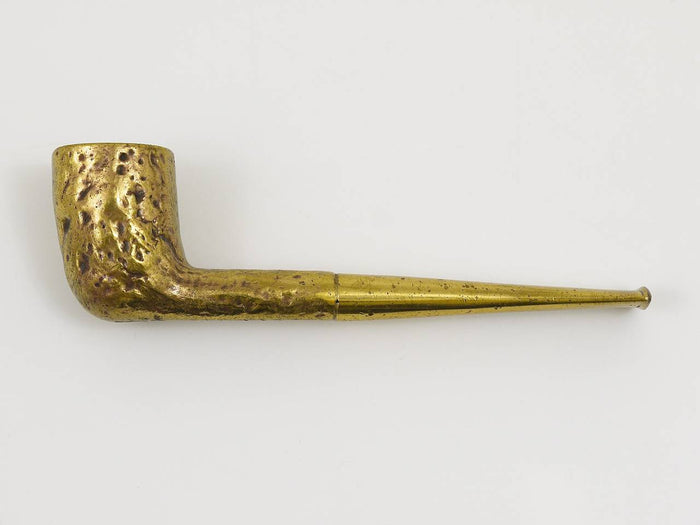 Vintage Carl Auböck Brass Pipe Modernist Paperweight #5188, Austria, 1950s
