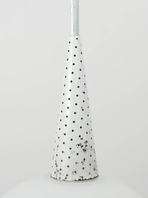 Mathieu Matégot Perforated Midcentury Pendant Lamp, Holophane, France, 1950s