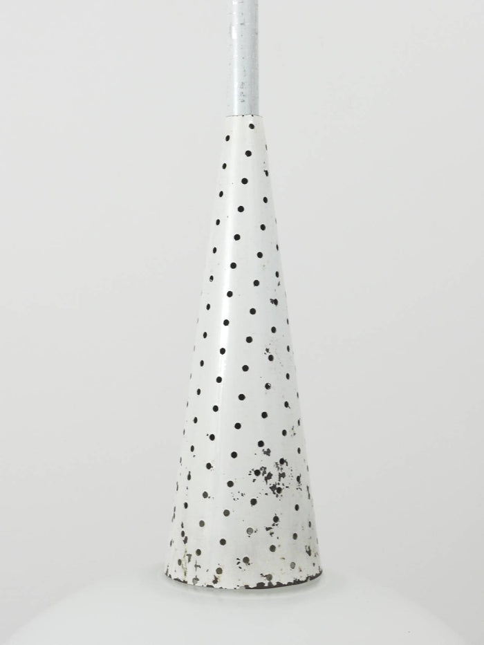 Mathieu Matégot Perforated Midcentury Pendant Lamp, Holophane, France, 1950s