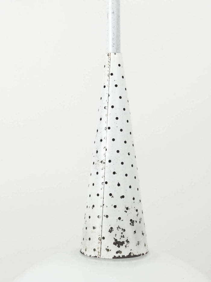 Mathieu Matégot Perforated Midcentury Pendant Lamp, Holophane, France, 1950s