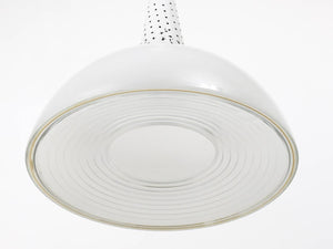 Mathieu Matégot Perforated Midcentury Pendant Lamp, Holophane, France, 1950s