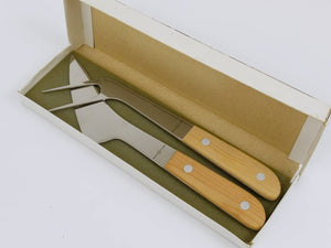 Boxed Mid Century Carving Set 5009, Knife and Fork by Amboss Austria, 1960s