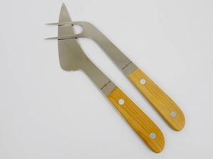 Boxed Mid Century Carving Set 5009, Knife and Fork by Amboss Austria, 1960s